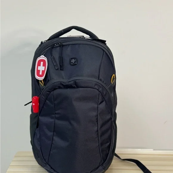 SWISSGEAR 8168 15” Laptop Backpack - Black (Retail $120) - Brand
